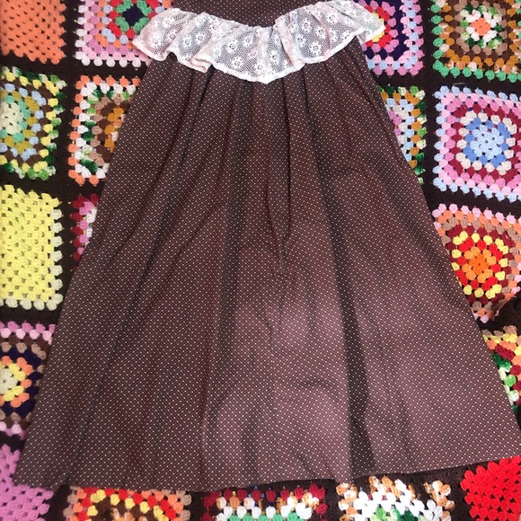 1960 Gunne Sax Style Poof Sleeve Dress - Picture 2 of 8